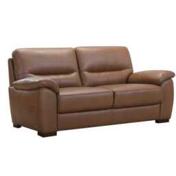 Casa Melody 3 Seater Leather Sofa, Rangers Tan - thumbnail 2