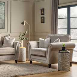 Casa Ashton Snuggler Fabric Armchair, Dijon Flagstone - thumbnail 2