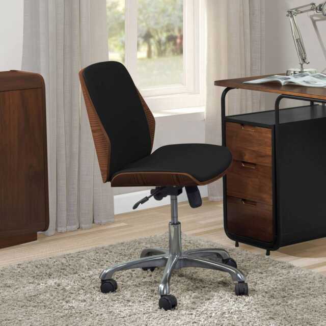 Jual San Francisco Swivel Office Chair, Walnut - image 1