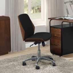 Jual San Francisco Swivel Office Chair, Walnut - thumbnail 1