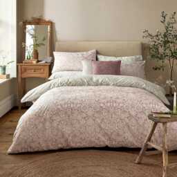 William Morris At Home Sunflower Duvet Set, Double, Clay