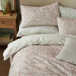 William Morris At Home Sunflower Duvet Set, Double, Clay - thumbnail 3