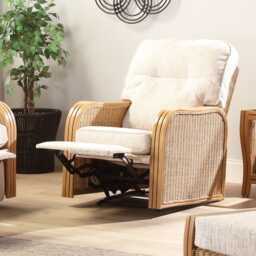 Desser Paris Recliner Cane Armchair - thumbnail 3