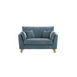 Casa Viscount Snuggler Velvet Armchair - thumbnail 2