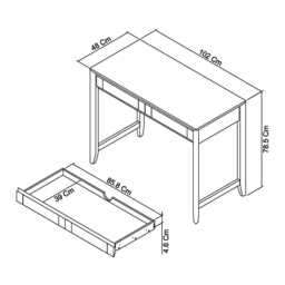 Casa Geneva Desk - thumbnail 3