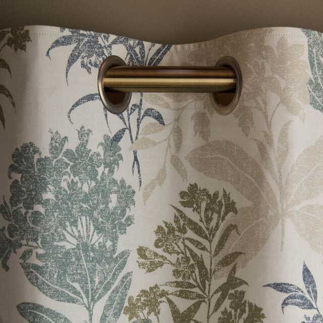 Laura Ashley Tenby Blackout Eyelet Curtains, 162 X 228cm, Seaspray - image 1
