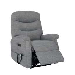 Celebrity Hollingwell Grande Power Recliner Fabric Armchair, Elgin Storm - thumbnail 2