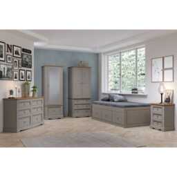 Casa Connor 3+3 Drawer Wide Chest, Grey - thumbnail 2