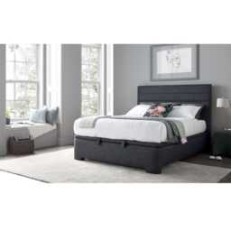 Casa Aster Ottoman Bed Frame, Double, Pendle Slate
