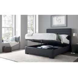 Casa Aster Ottoman Bed Frame, Double, Pendle Slate - thumbnail 3