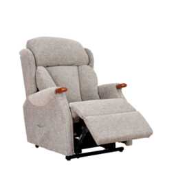 Celebrity Canterbury Petite Power Recliner Cloud Zero Fabric Armchair, Iona Aqua - thumbnail 2