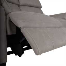 Casa Billy Fabric Power Recliner Armchair, Silver Grey - thumbnail 3