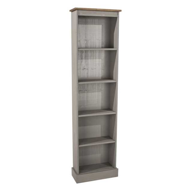 Casa Connor Tall Narrow Bookcase, Grey - image 1
