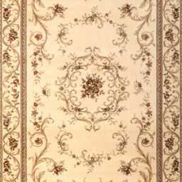 Frith Rugs Kirman Woven Rug, 230cm x 160cm, Traditional Cream Floral - thumbnail 1