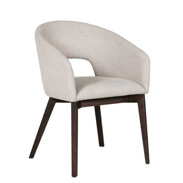 Casa Aviva Table & 6 Natural, Rust & Latte Chairs Dining Set - image 1