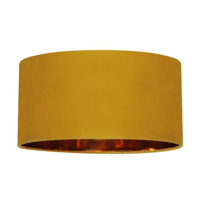 Casa London Lamp Shade, 40cm, Yellow & Gold