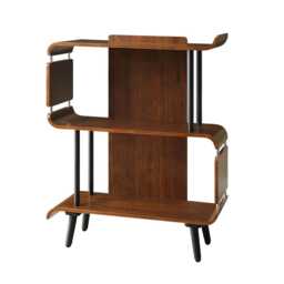 Jual Vienna Short Bookcase, Walnut - thumbnail 3