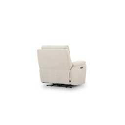 Casa Echo Fabric Power Recliner Armchair with Head Tilt, Milan Linen - thumbnail 4