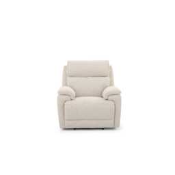 Casa Echo Fabric Power Recliner Armchair with Head Tilt, Milan Linen - thumbnail 1