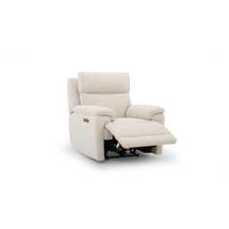 Casa Echo Fabric Power Recliner Armchair with Head Tilt, Milan Linen - thumbnail 3