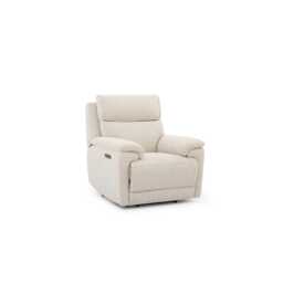 Casa Echo Fabric Power Recliner Armchair with Head Tilt, Milan Linen - thumbnail 2