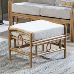 Desser Madrid Cane Footstool - thumbnail 1