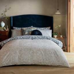 William Morris At Home Sunflower Duvet Set, Double, Ink - thumbnail 2