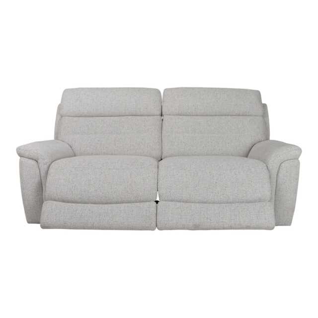 Casa Cara 2.5 Seater Power Fabric Recliner Sofa, Milan Oyster - image 1