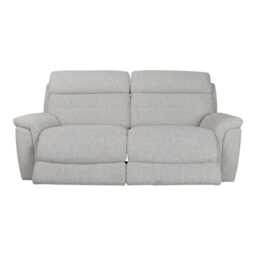 Casa Cara 2.5 Seater Power Fabric Recliner Sofa, Milan Oyster - thumbnail 1