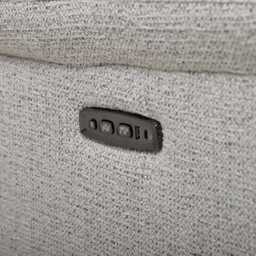 Casa Cara 2.5 Seater Power Fabric Recliner Sofa, Milan Oyster - thumbnail 3