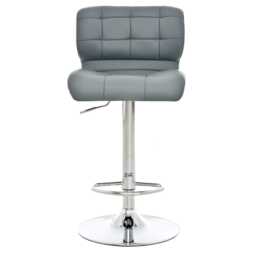 Casa Delta Bar Stool, Light Grey - thumbnail 1