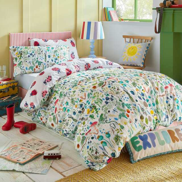Bluebellgray Garden Explorer Duvet Set, Double, Multicolour - image 1