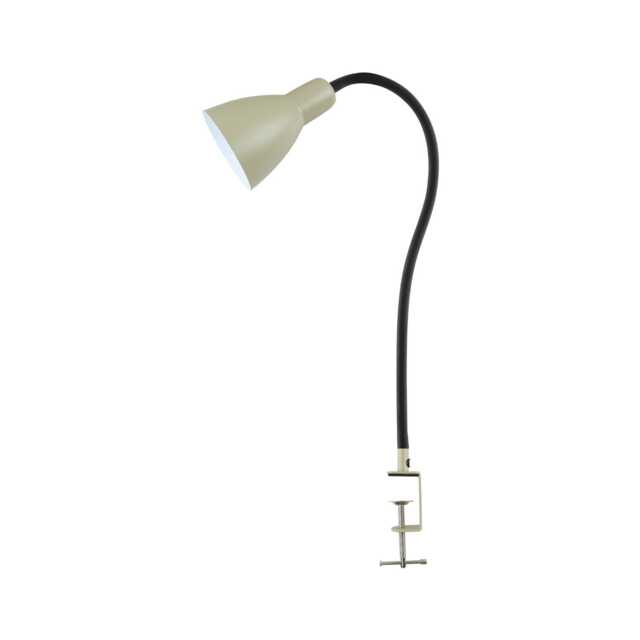 Casa Clip On LED Table Lamp, Adjustable, Matt Green