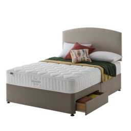 Rest Assured Ely 800 2 Drawer Divan Bed Set, Single - thumbnail 2
