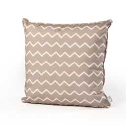 Extreme Lounging Weather Resistant Outdoor B-Cushion, 50x50cm, ZigZag Silver