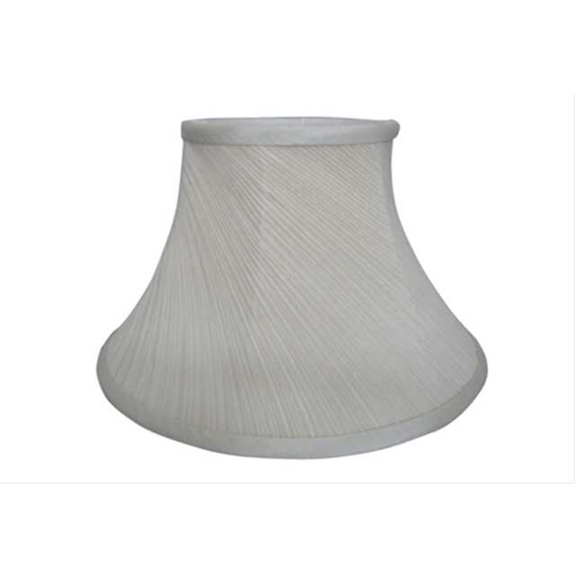 Casa Twisted Pleat Lamp Shade, 25cm, Cream