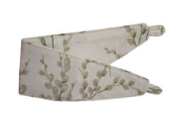 Laura Ashley Pussy Willow Tie Back Pair, Dove Grey - thumbnail 1