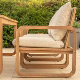 Kettler Lando Wooden Garden Dining Set, 6 Seater - thumbnail 3