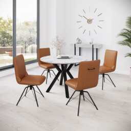 Casa Faro Dining Chair, Tan - thumbnail 4