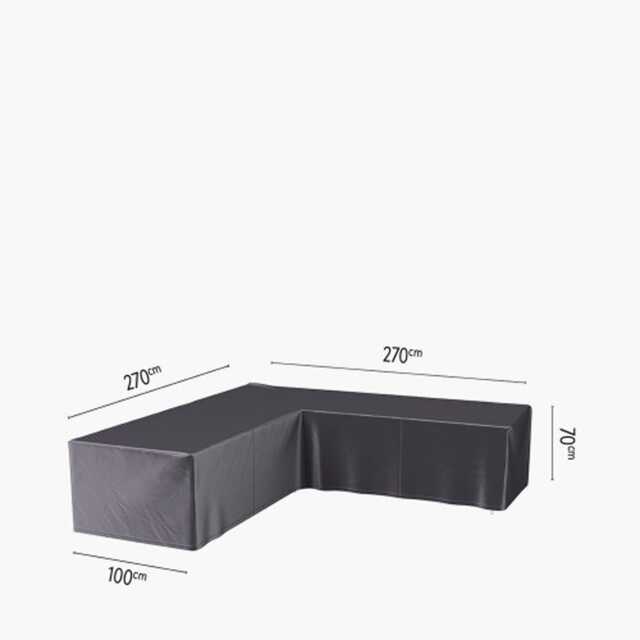 Aerocover Weather Resistant Outdoor Corner Sofa Cover, L-Shape, 270x270x100x70cm - image 1