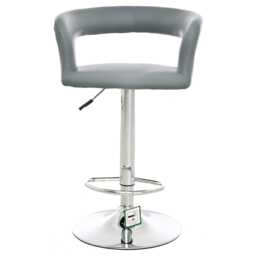 Casa Titan Bar Stool, Light Grey