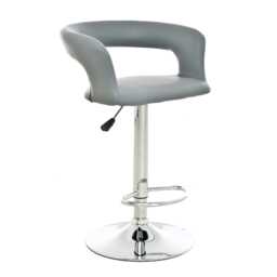 Casa Titan Bar Stool, Light Grey - thumbnail 2