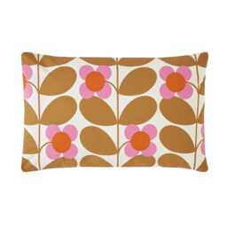 Orla Kiely Stem Bloom Standard Pillowcase Pair, Saffron - thumbnail 3