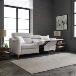 Casa Ollie 2 Seater Power Recliner Fabric Sofa - thumbnail 3