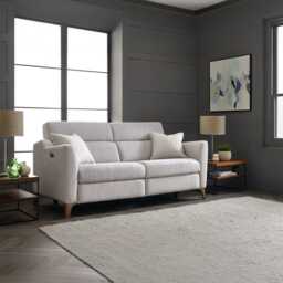 Casa Ollie 2 Seater Power Recliner Fabric Sofa