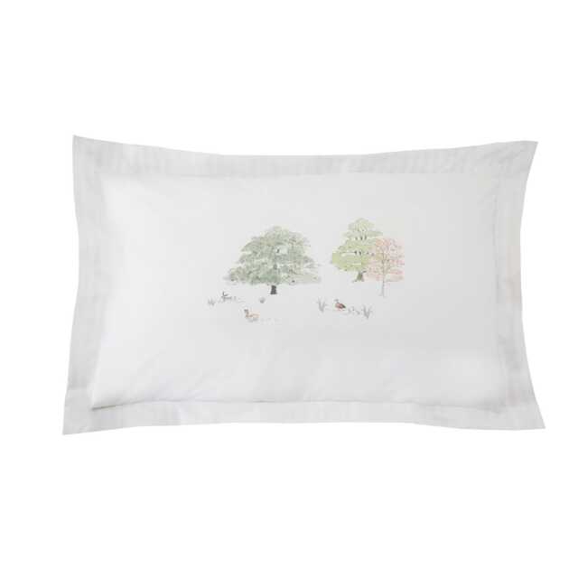 Sophie Allport Spring Cottage Oxford Pillowcase Pair, Green - image 1