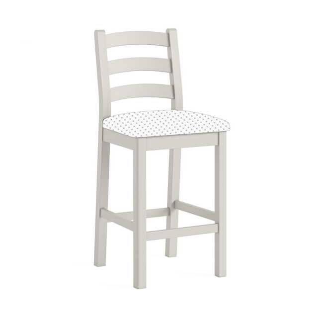Casa Nantes Bar Stool, Stone Grey