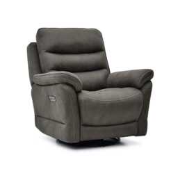 La-Z-Boy Anderson Power Recliner Fabric Chair, Altara Charcoal - thumbnail 2