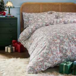 Cath Kidston Polar Ditsy Duvet Set, Single, Icy Blue