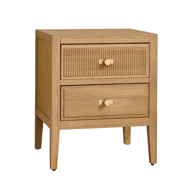 Casa Andorra 2 Drawer Bedside Cabinet - image 1